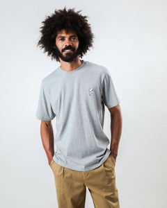 BRAVA PEANUTS SNOOPY T-SHIRT GREY MELANGE