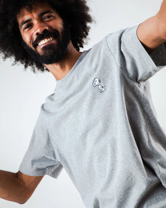 BRAVA PEANUTS SNOOPY T-SHIRT GREY MELANGE
