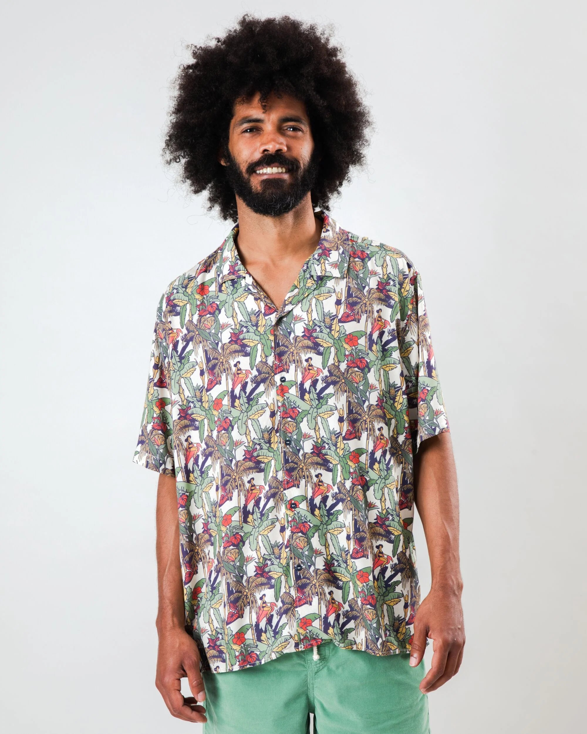 BRAVA HELIOS ALOHA SHIRT ECRU