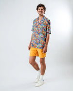 Lade das Bild in den Galerie-Viewer, BRAVA ASIS PERCALES TUTTI FRUTTI ALOHA SHIRT
