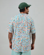 Lade das Bild in den Galerie-Viewer, BRAVA MESSY STRIPES ALOHA SHIRT MULTICOLOR
