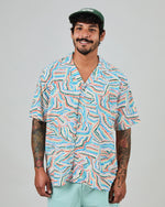 Lade das Bild in den Galerie-Viewer, BRAVA MESSY STRIPES ALOHA SHIRT MULTICOLOR
