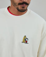 Lade das Bild in den Galerie-Viewer, BRAVA PEANUTS SURF SWEATSHIRT ECRU
