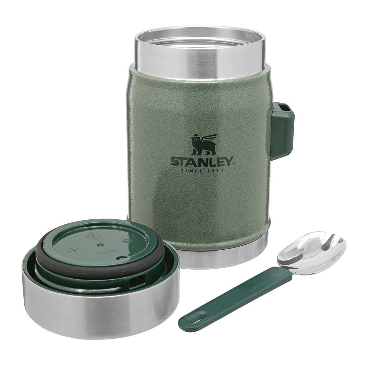 STANLEY Stanley CLASSIC FOOD JAR + SPORK - Hammertone Green