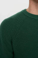 Lade das Bild in den Galerie-Viewer, ANERKJEND AKSUNE PATENT KNIT - HUNTER GREEN
