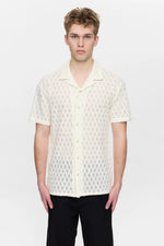 Lade das Bild in den Galerie-Viewer, ANERKJENDT AKLEANDER AO LACE SS SHIRT - TOFU
