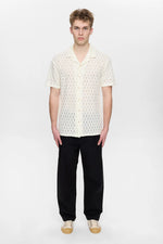 Lade das Bild in den Galerie-Viewer, ANERKJENDT AKLEANDER AO LACE SS SHIRT - TOFU
