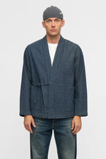 Lade das Bild in den Galerie-Viewer, ANERKJEND AKJESPER INDIGO KIMONO - SKY CAPTAIN
