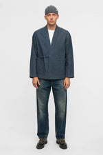 Lade das Bild in den Galerie-Viewer, ANERKJEND AKJESPER INDIGO KIMONO - SKY CAPTAIN
