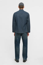 Lade das Bild in den Galerie-Viewer, ANERKJEND AKJESPER INDIGO KIMONO - SKY CAPTAIN
