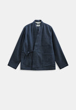 Lade das Bild in den Galerie-Viewer, ANERKJEND AKJESPER INDIGO KIMONO - SKY CAPTAIN
