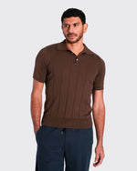 Lade das Bild in den Galerie-Viewer, FAR AFIELD JACOBS SHORT SLEEVE POLO , brown
