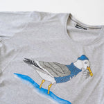 Lade das Bild in den Galerie-Viewer, Fishing Seagull - light grey melange
