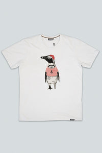 Lakor African Penguin T-shirt, Star white