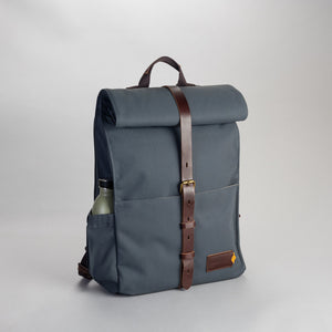 PROPERTY OF Alex 24h Backpack -  Stone Blue / Dark Brown