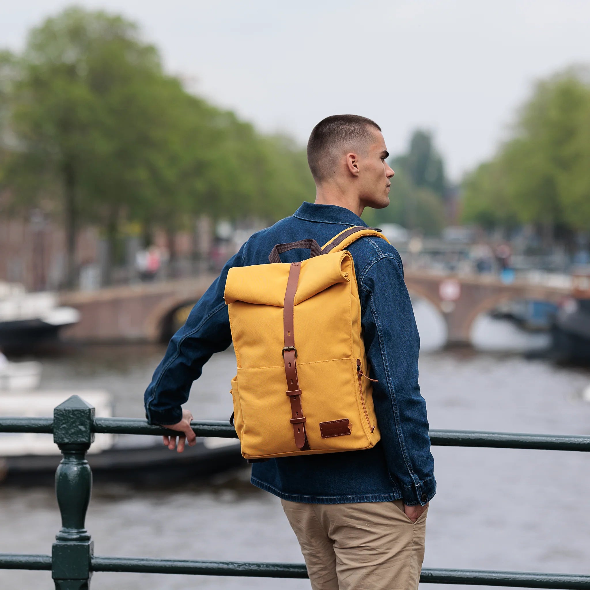 PROPERTY OF Alex 24h Backpack Yellow www.baretta