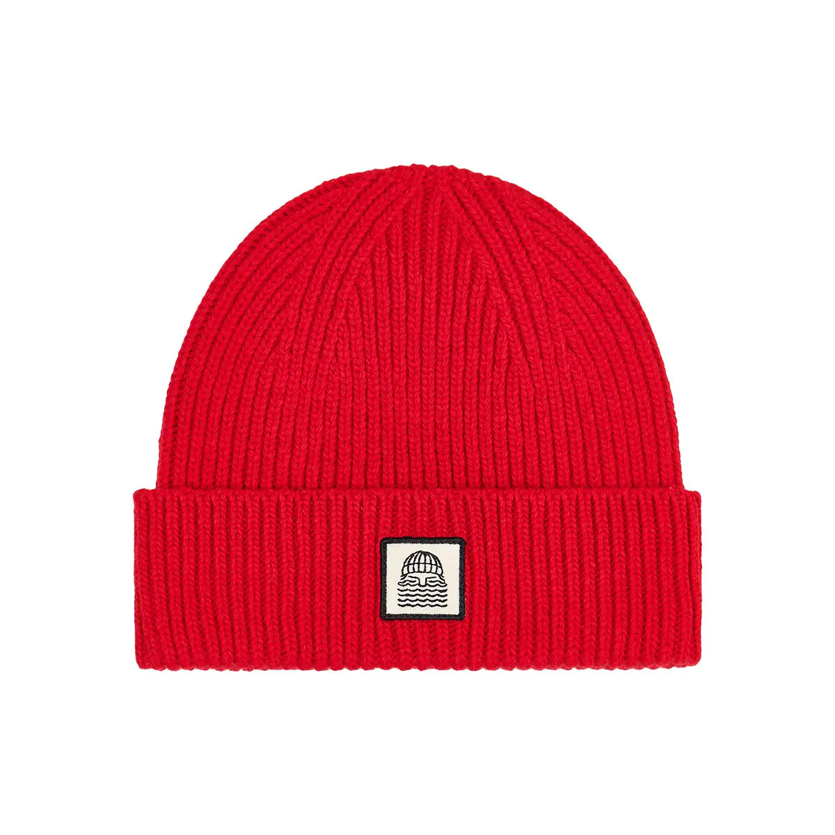 BASK IN THE SUN red TO THE SEA beanie