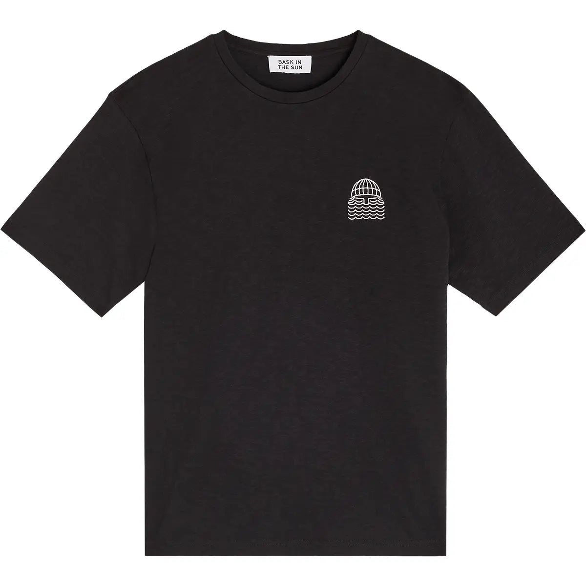 BASK IN THE SUN BLACK MINI TO THE SEA TEE