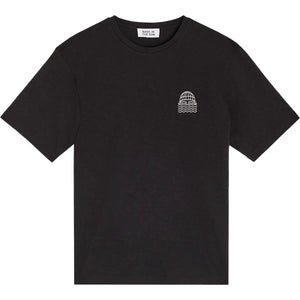 BASK IN THE SUN BLACK MINI TO THE SEA TEE