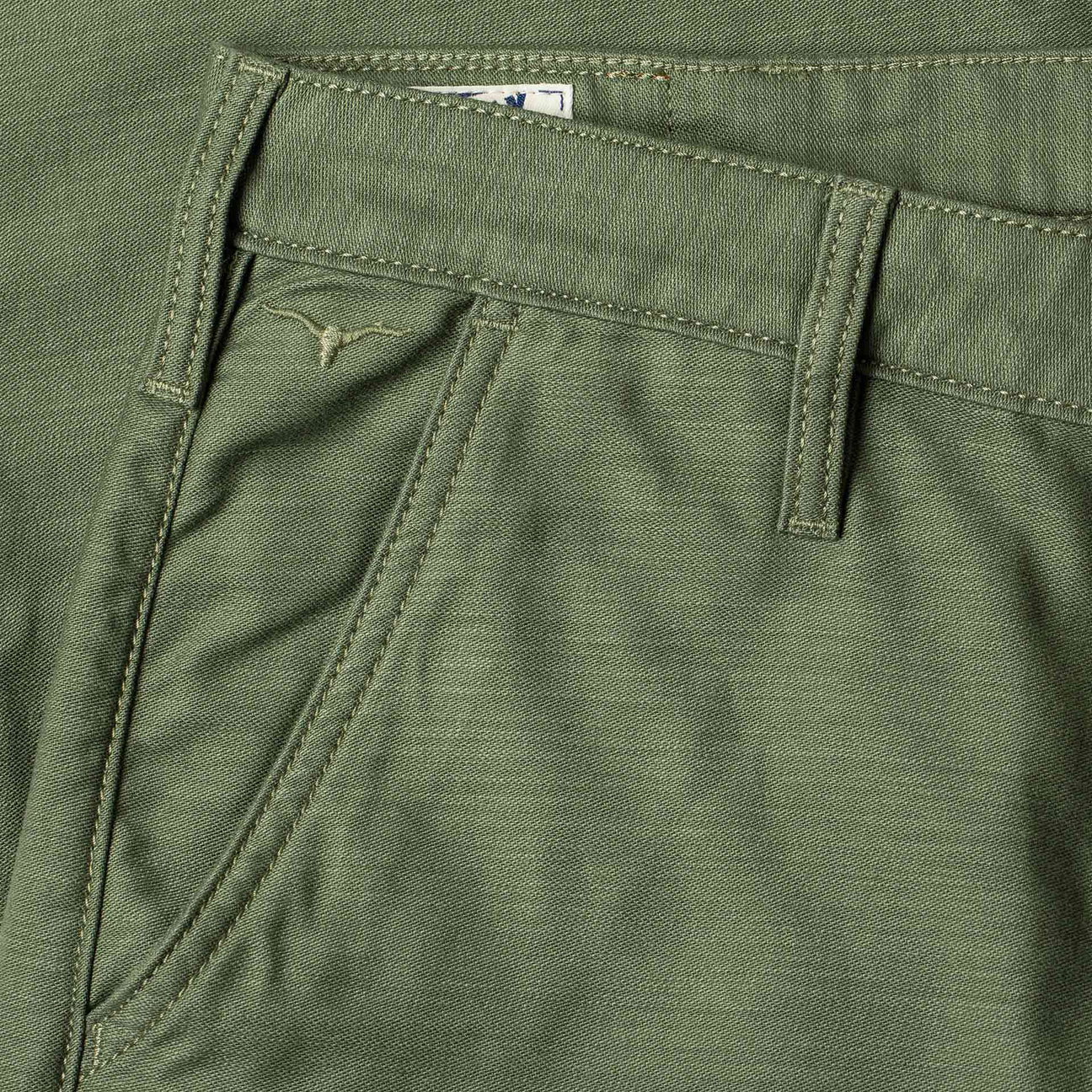Benzak BC-03 STRAIGHT CHINO 10 oz. army green military twillO 10 oz. golden brown military twill