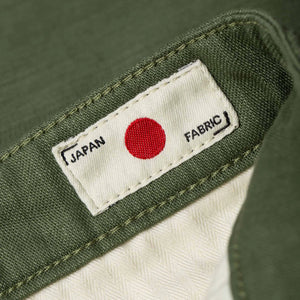 Benzak BC-03 STRAIGHT CHINO 10 oz. army green military twillO 10 oz. golden brown military twill