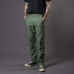 Benzak BC-03 STRAIGHT CHINO 10 oz. army green military twillO 10 oz. golden brown military twill