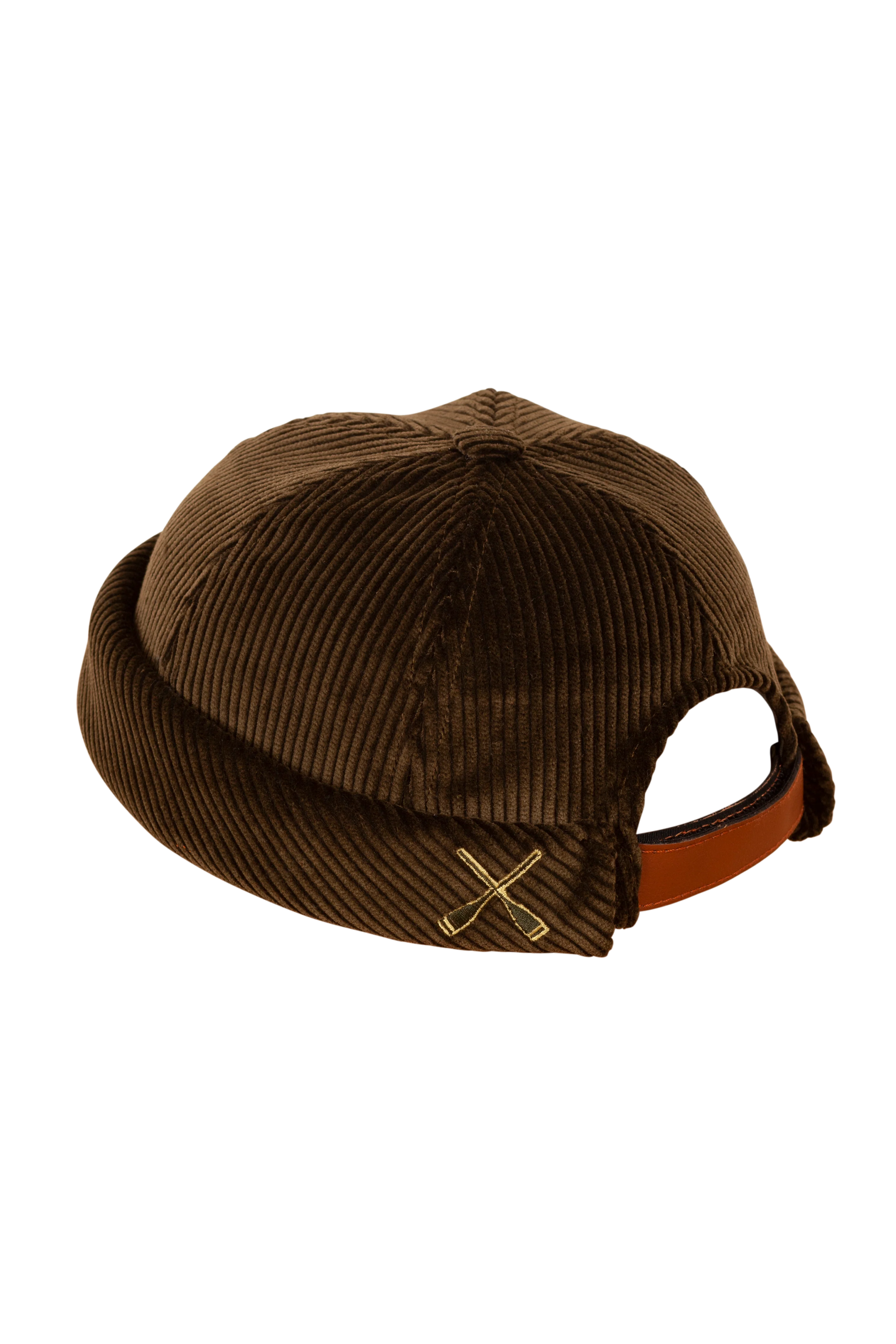 BÉTON CIRÉ MIKI DOCKER HAT OLIVE VELVET CORDUROY