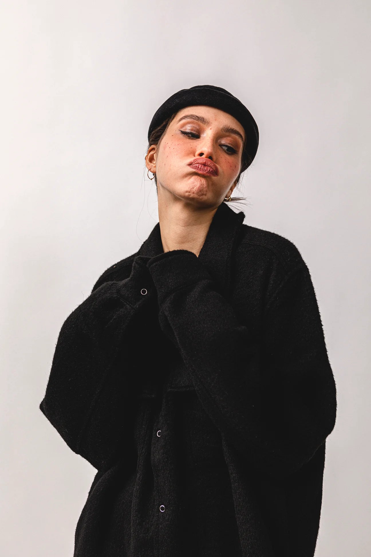 BÉTON CIRÉ MIKI DOCKER HAT BLACK  DENIM
