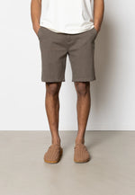 Lade das Bild in den Galerie-Viewer, MILANO JERSEY SHORTS - dark khaki
