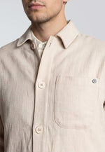 Lade das Bild in den Galerie-Viewer, CHESTER COTTON/LINEN JACKET - ECRU
