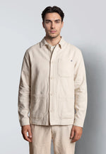 Lade das Bild in den Galerie-Viewer, CHESTER COTTON/LINEN JACKET - ECRU
