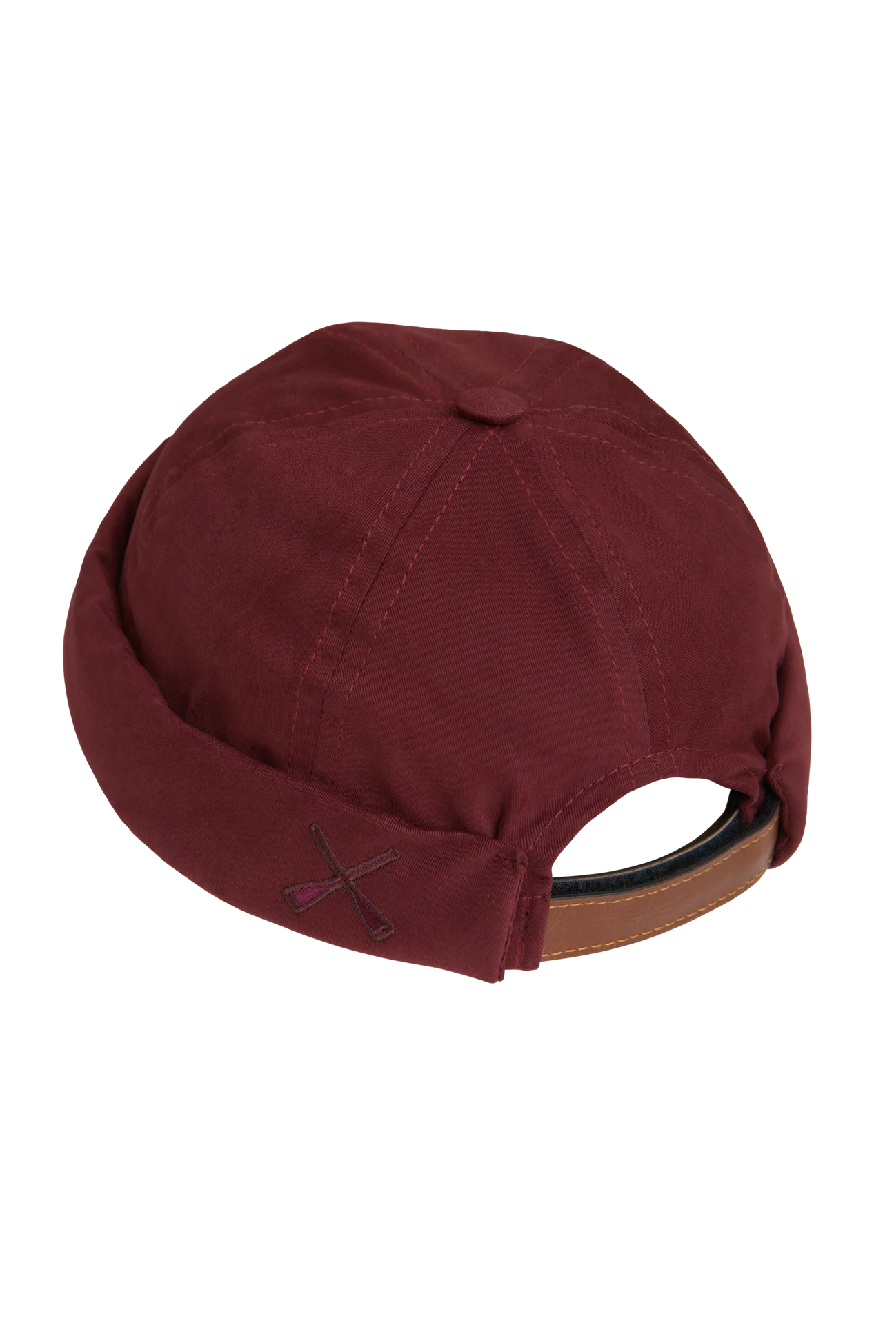 BÉTON CIRÉ MIKI DOCKER HAT MOLESKINE burgundy