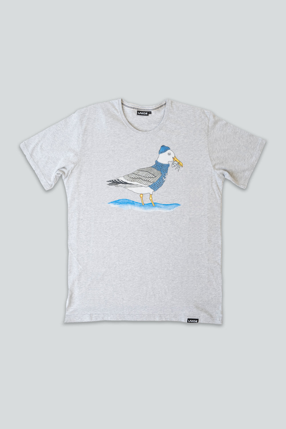 Fishing Seagull - light grey melange