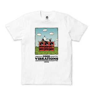 CHUNK GOOD VIBRATION T-SHIRT WHITE