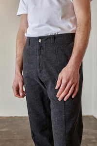 JOSTHA trousers eco coal flannel