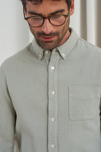 ABOUT COMPANIONS KEN shirt eco crepe reed