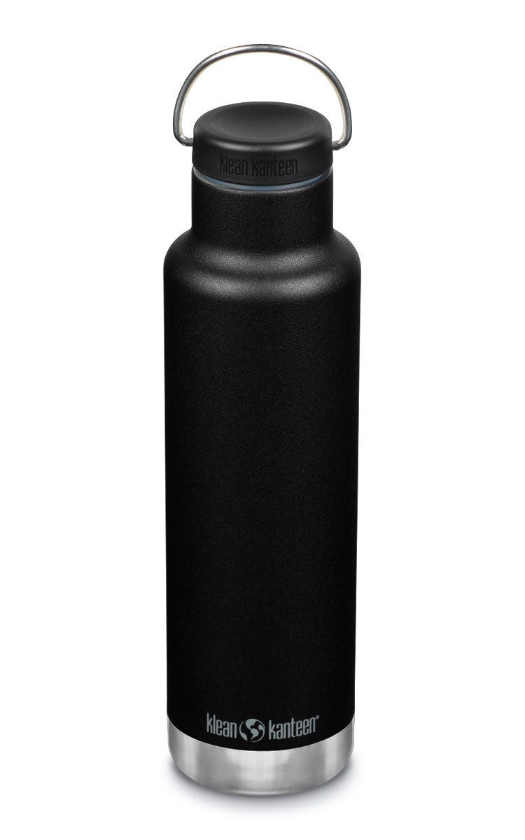 Edelstahl Isolierflasche Classic 592ml Loop Cap - black