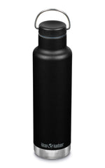 Lade das Bild in den Galerie-Viewer, Edelstahl Isolierflasche Classic 592ml Loop Cap - black
