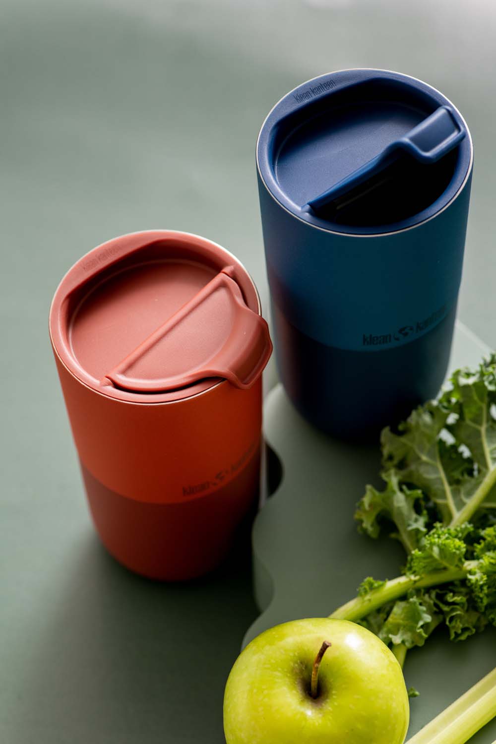 Edelstahl Thermobecher Rise Tumbler 473ml mit Flip Lid Deckel - sea spray