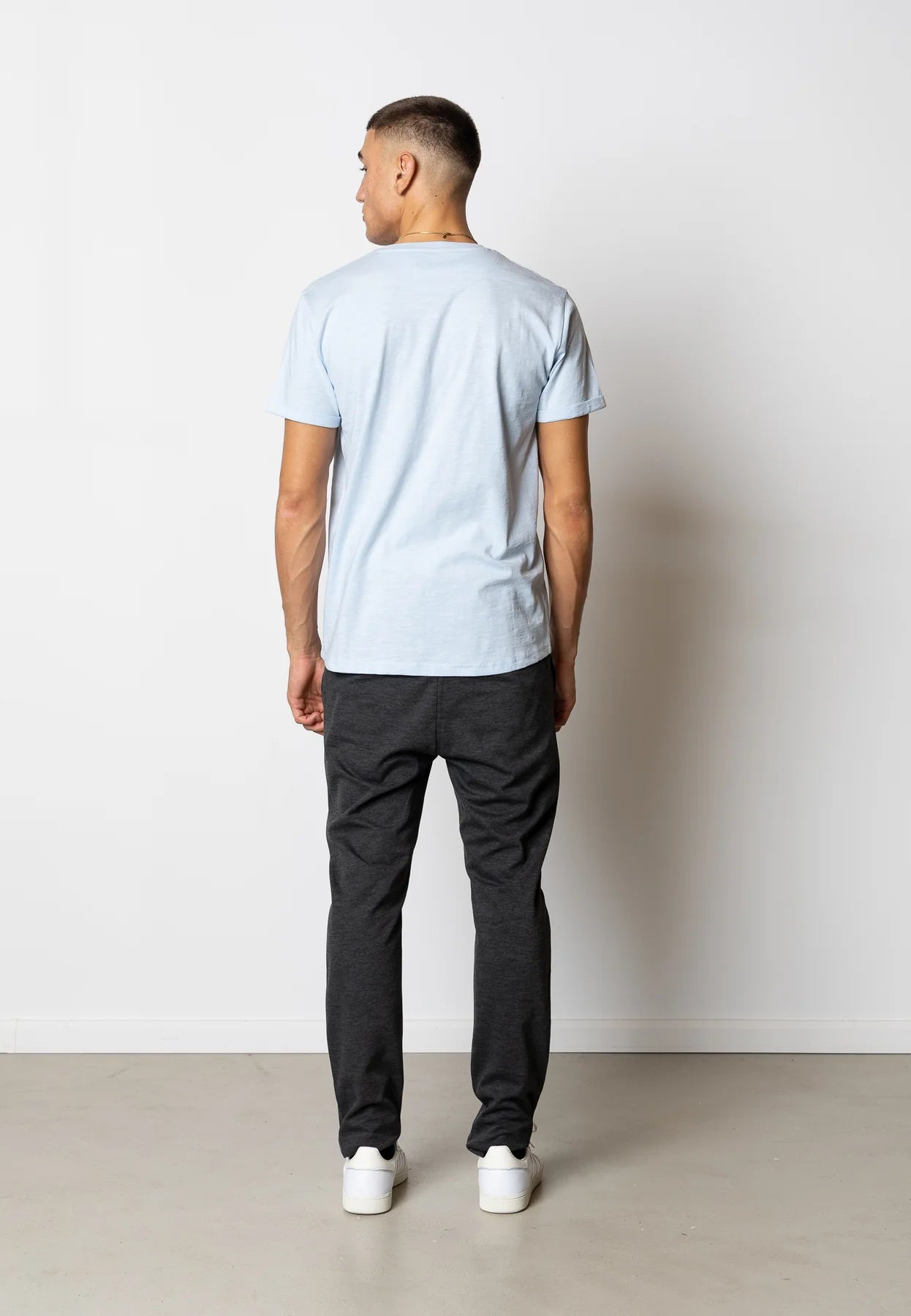 KOLDING ORGANIC COTTON T-SHIRT - LIGHT BLUE