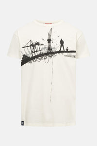 DERBE Hafenschiffer Herren T-Shirt, off white