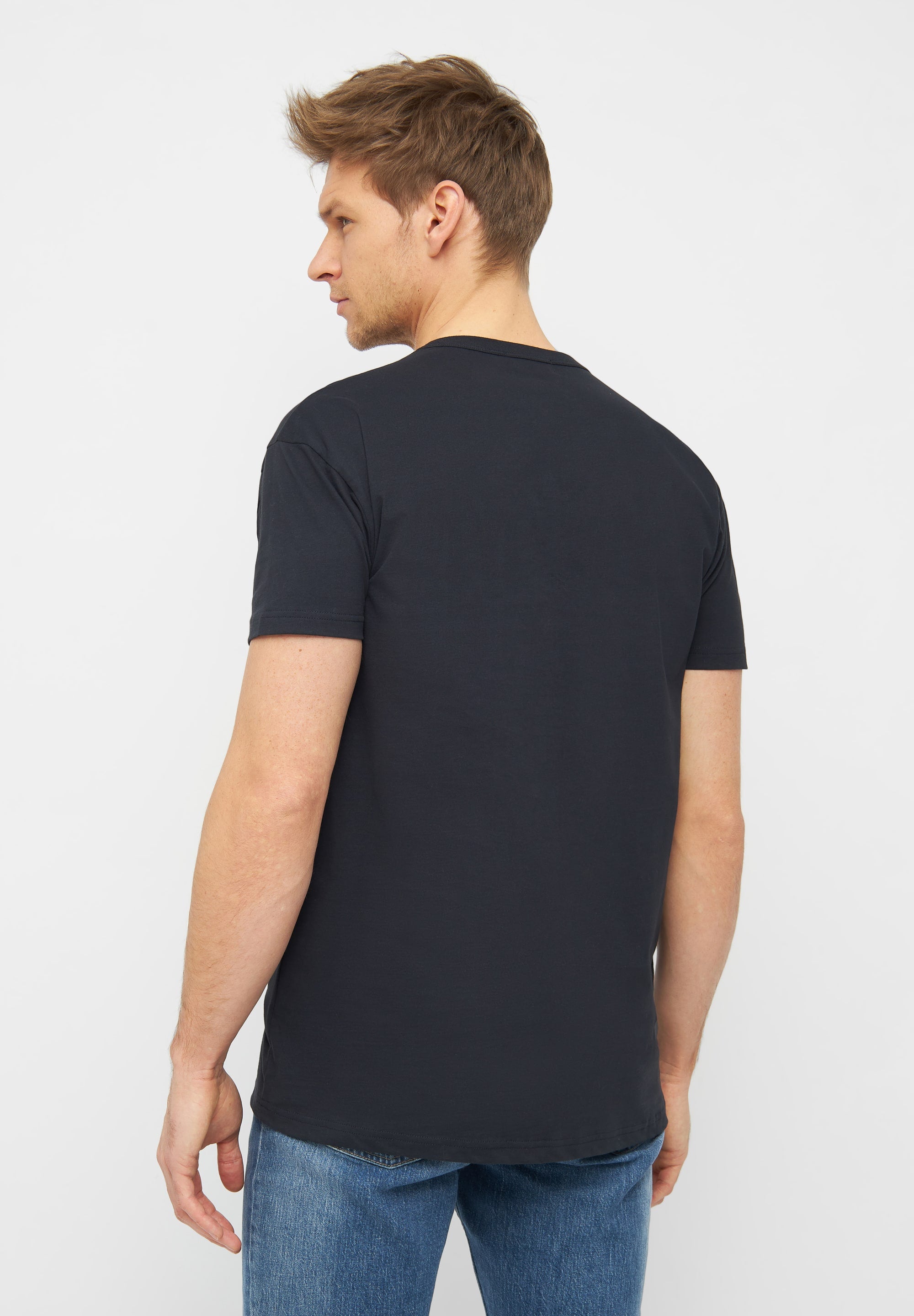 DERBE Wellenross jet Herren T-Shirt, black