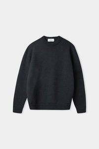About Companions Merinowolle Pullover Morten in melange black