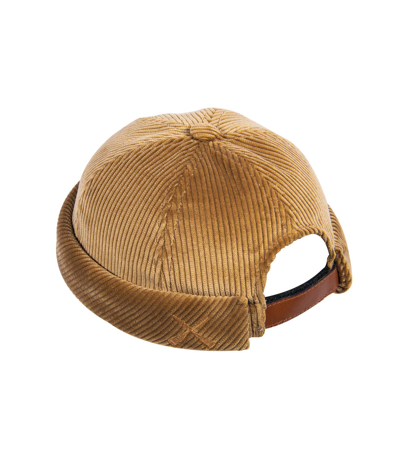 BÉTON CIRÉ MIKI DOCKER HAT TAN VELVET CORDUROY