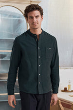 Lade das Bild in den Galerie-Viewer, ABOUT COMPANIONS NATHAN shirt eco flannel - Deep sea flannel

