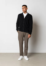 Lade das Bild in den Galerie-Viewer, CLEAN CUT COPENHAGEN OSCAR KNITTED CARDIGAN - BLACK
