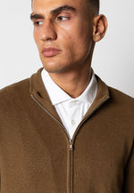 Lade das Bild in den Galerie-Viewer, CLEAN CUT COPENHAGEN OSCAR KNITTED CARDIGAN - BROWN MELANGE
