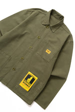 Lade das Bild in den Galerie-Viewer, SERVICE WORKS Canvas Chore Shirt OLIVE
