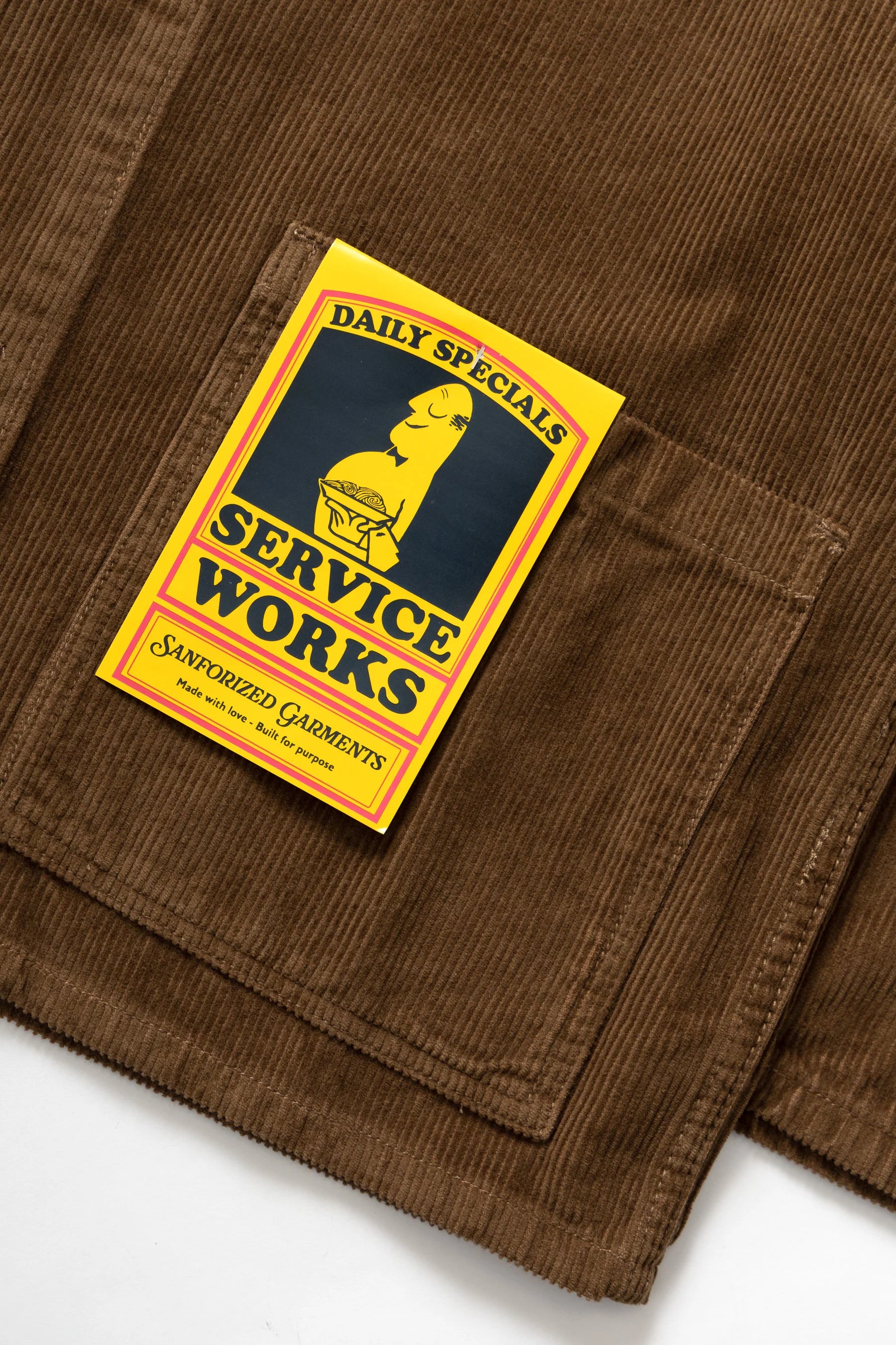 Service Works Corduroy Chore Shirt - Bark