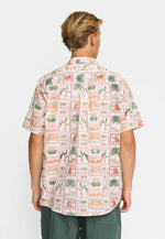 Lade das Bild in den Galerie-Viewer, Revolution Short-sleeved Cuban Shirt  - Offwhite
